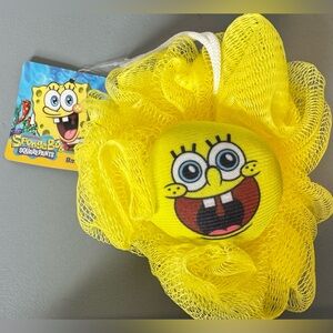 SpongeBob SquarePants Yellow Bath Pouf